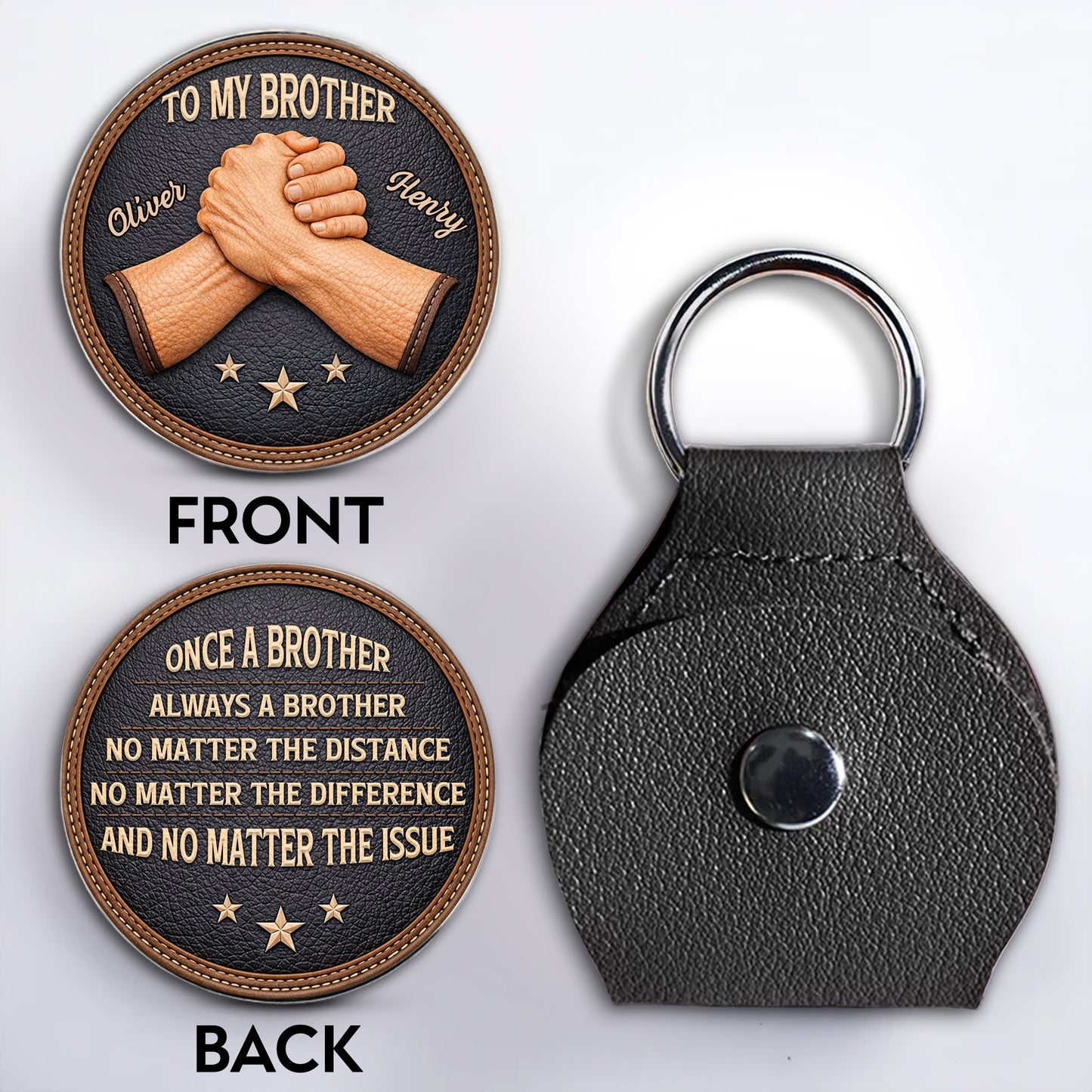 To My Brother Once A Brother Handshake And Stars