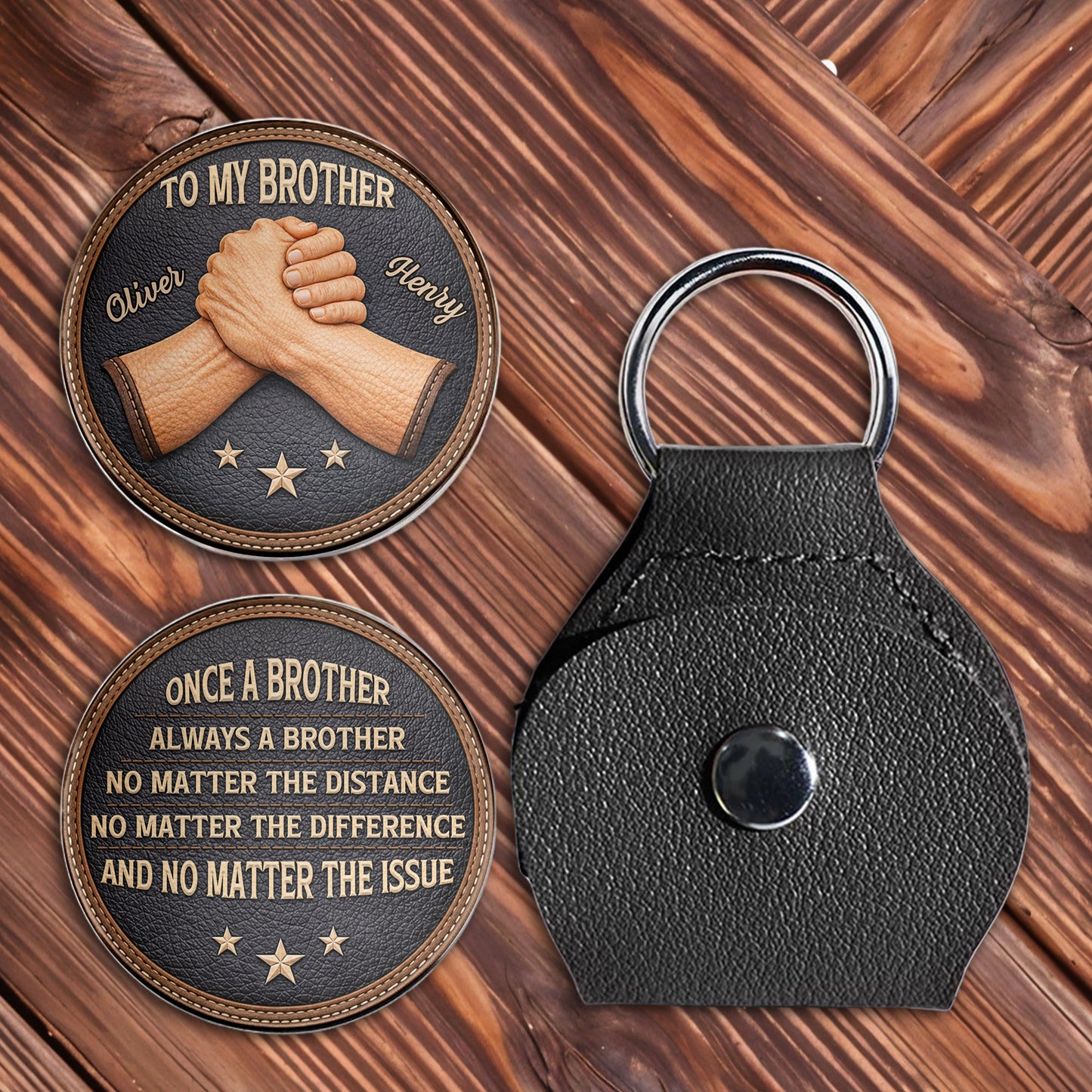 To My Brother Once A Brother Handshake And Stars