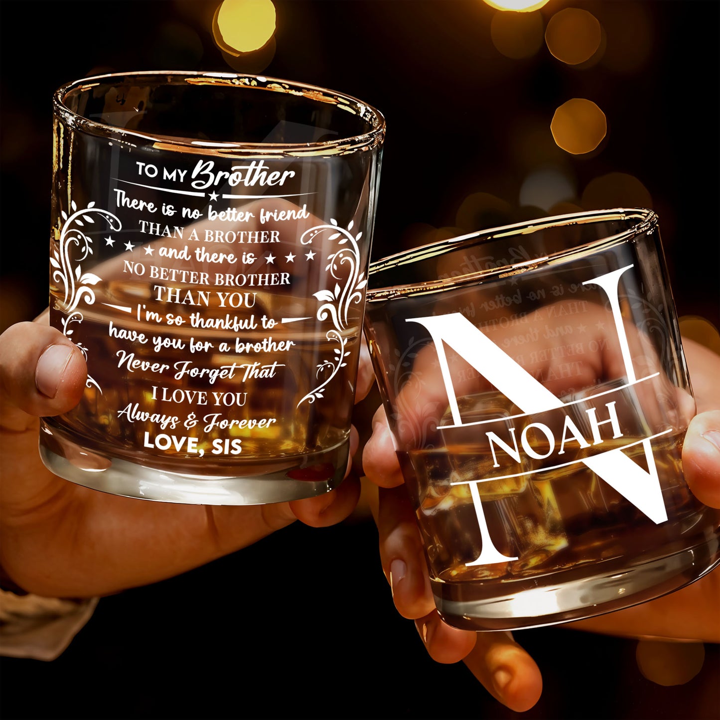 To My Brother There Is No Better Friend With Decorative Vines