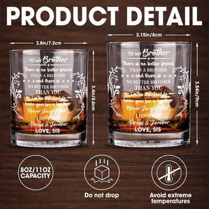 To My Brother There Is No Better Friend With Decorative Vines