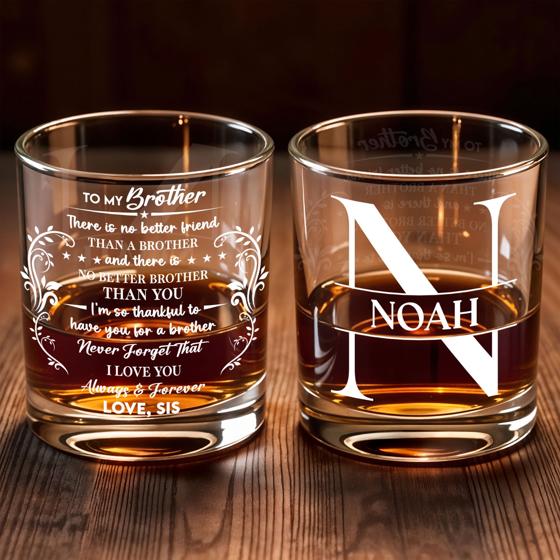 To My Brother There Is No Better Friend With Decorative Vines