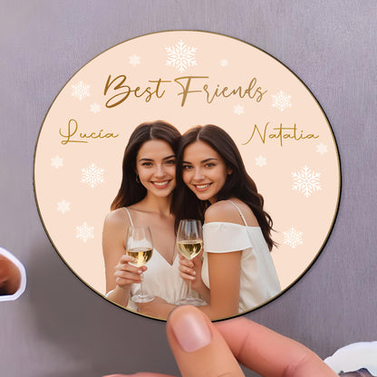 Best Friends Forever Custom Fridge Magnet