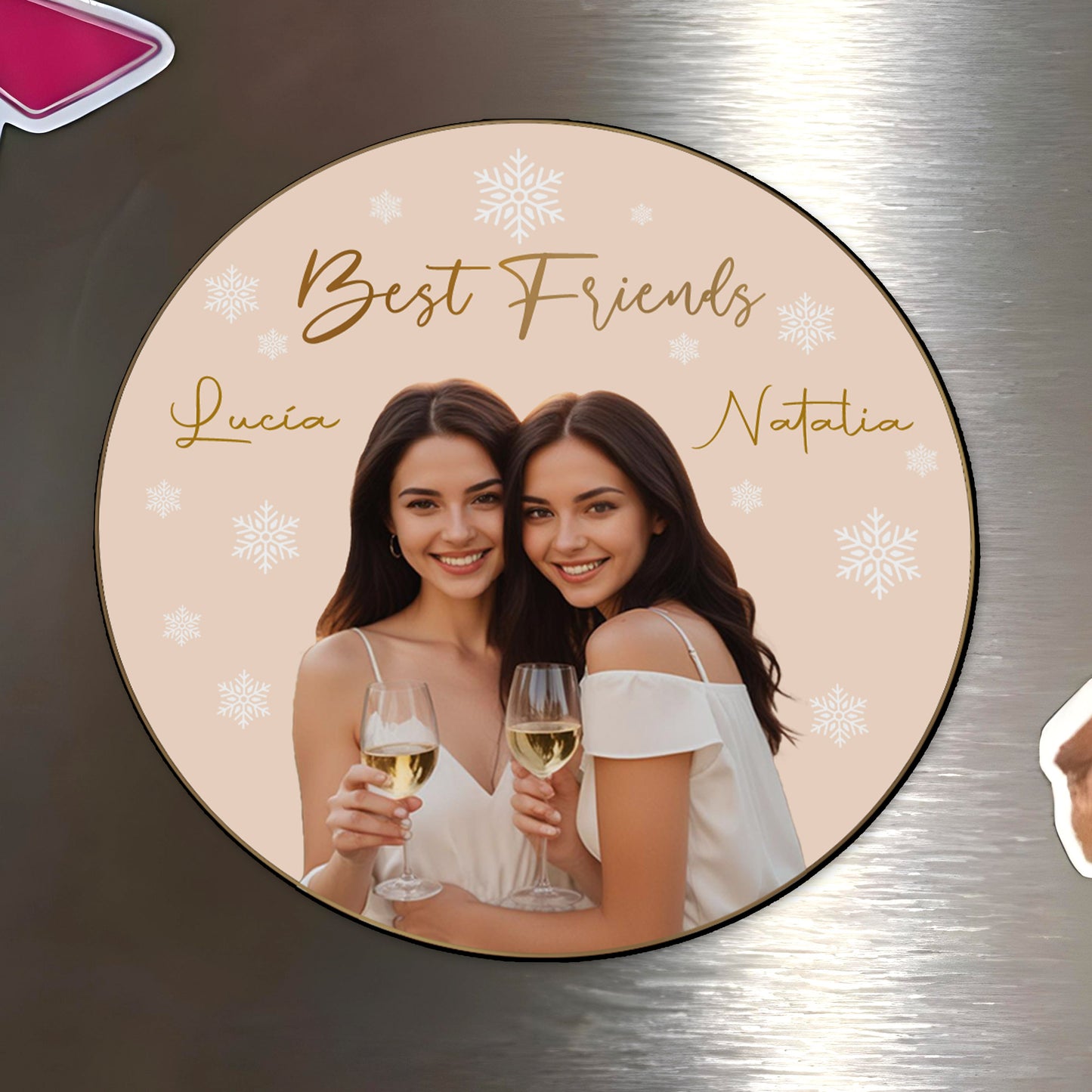 Best Friends Forever Custom Fridge Magnet