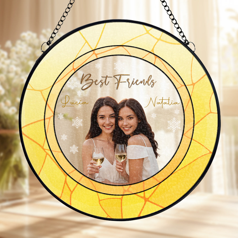 Best Friends Personalized Custom Suncatcher