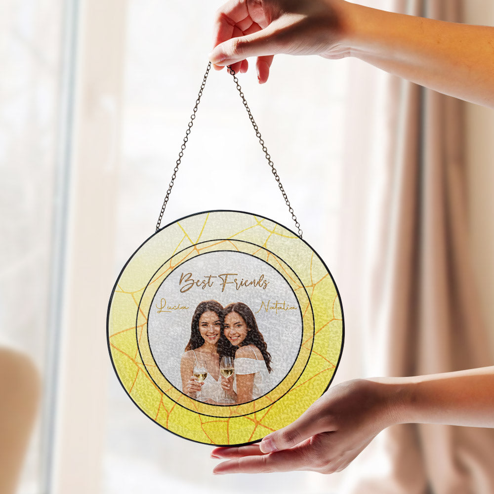 Best Friends Personalized Custom Suncatcher