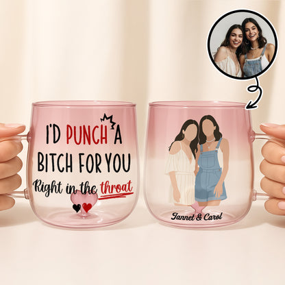 I'd Punch A B*tch For You, Custom Besties Portrait