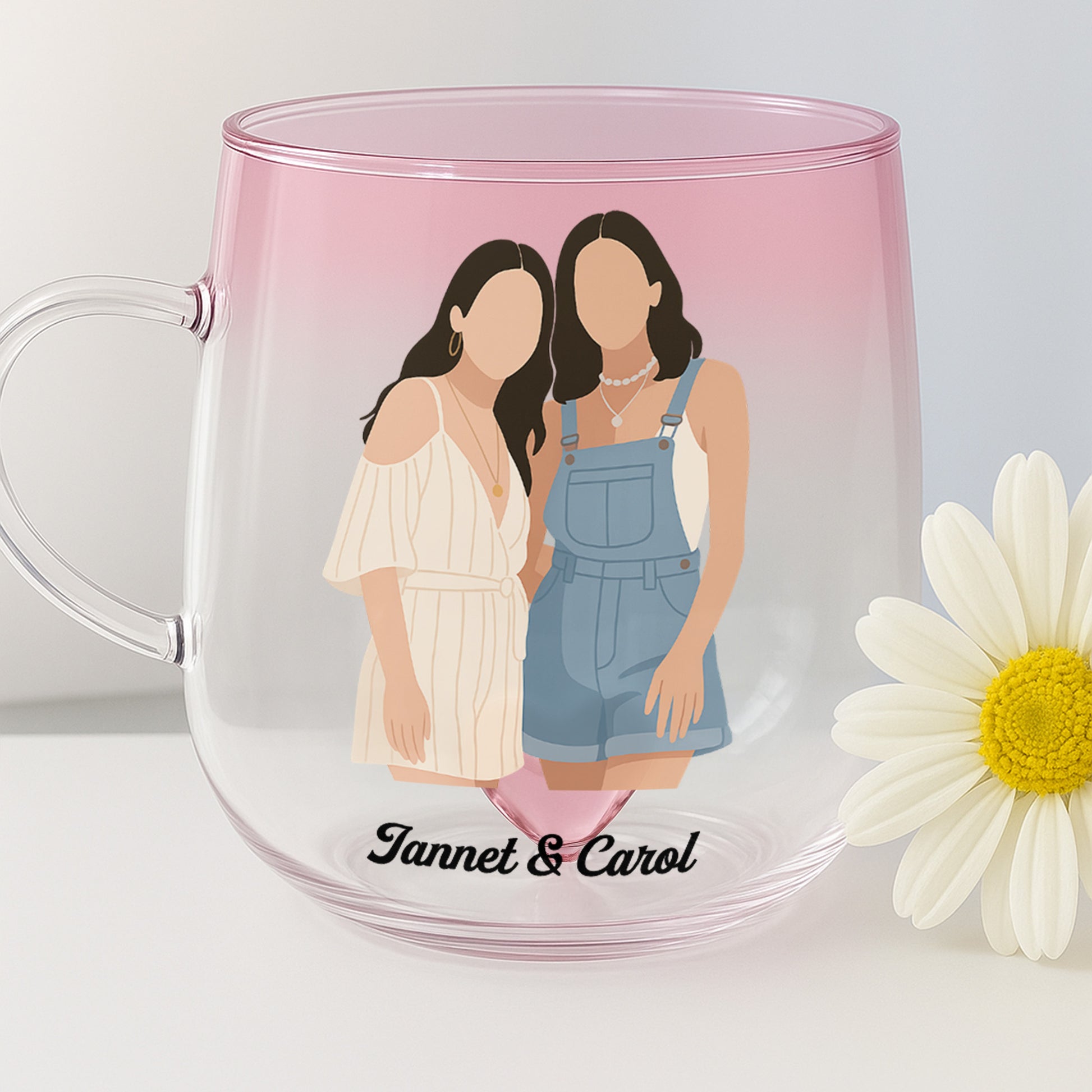 I'd Punch A B*tch For You, Custom Besties Portrait