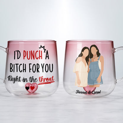 I'd Punch A B*tch For You, Custom Besties Portrait