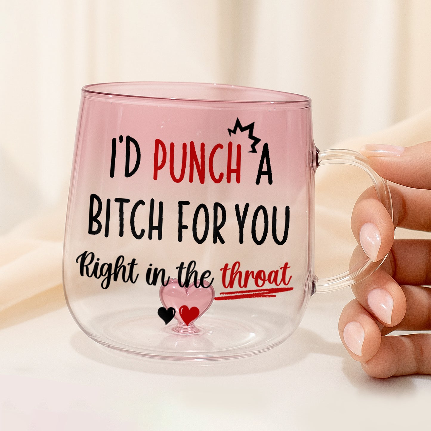 I'd Punch A B*tch For You, Custom Besties Portrait