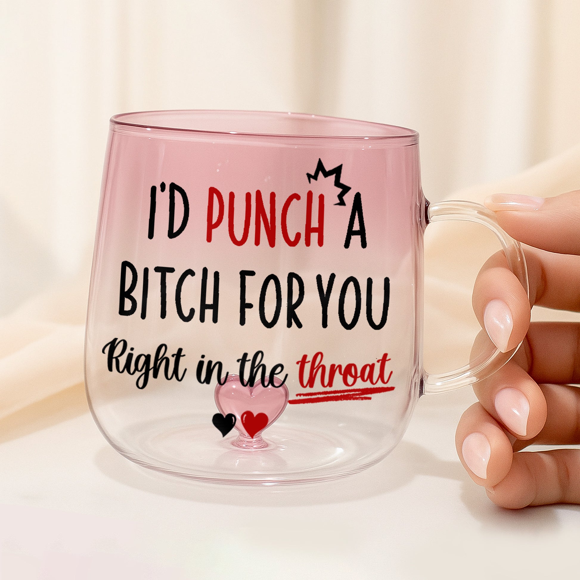 I'd Punch A B*tch For You, Custom Besties Portrait