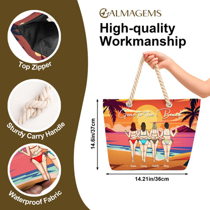 Gone to the Beach, Palm Trees and Sunset