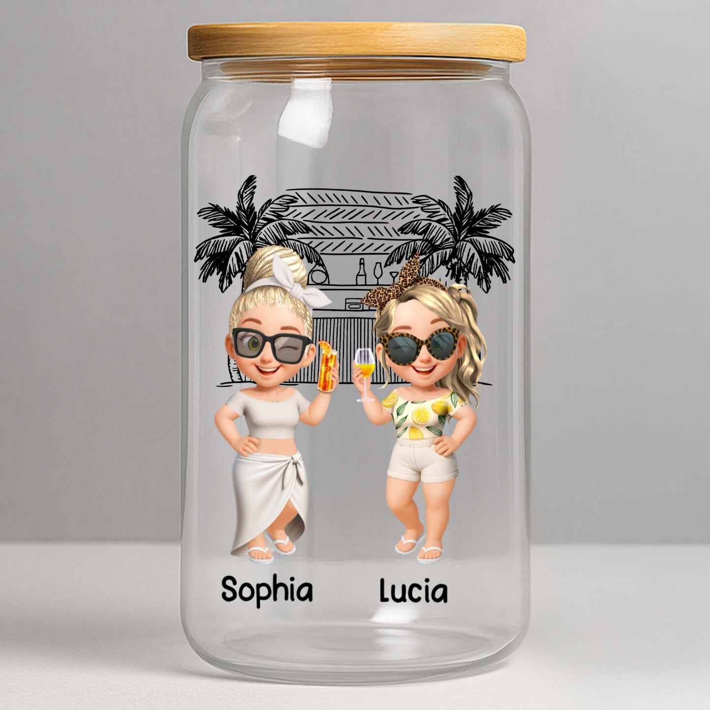 Enjoy Sunny Days With Your Bestie, Tropical Vibes