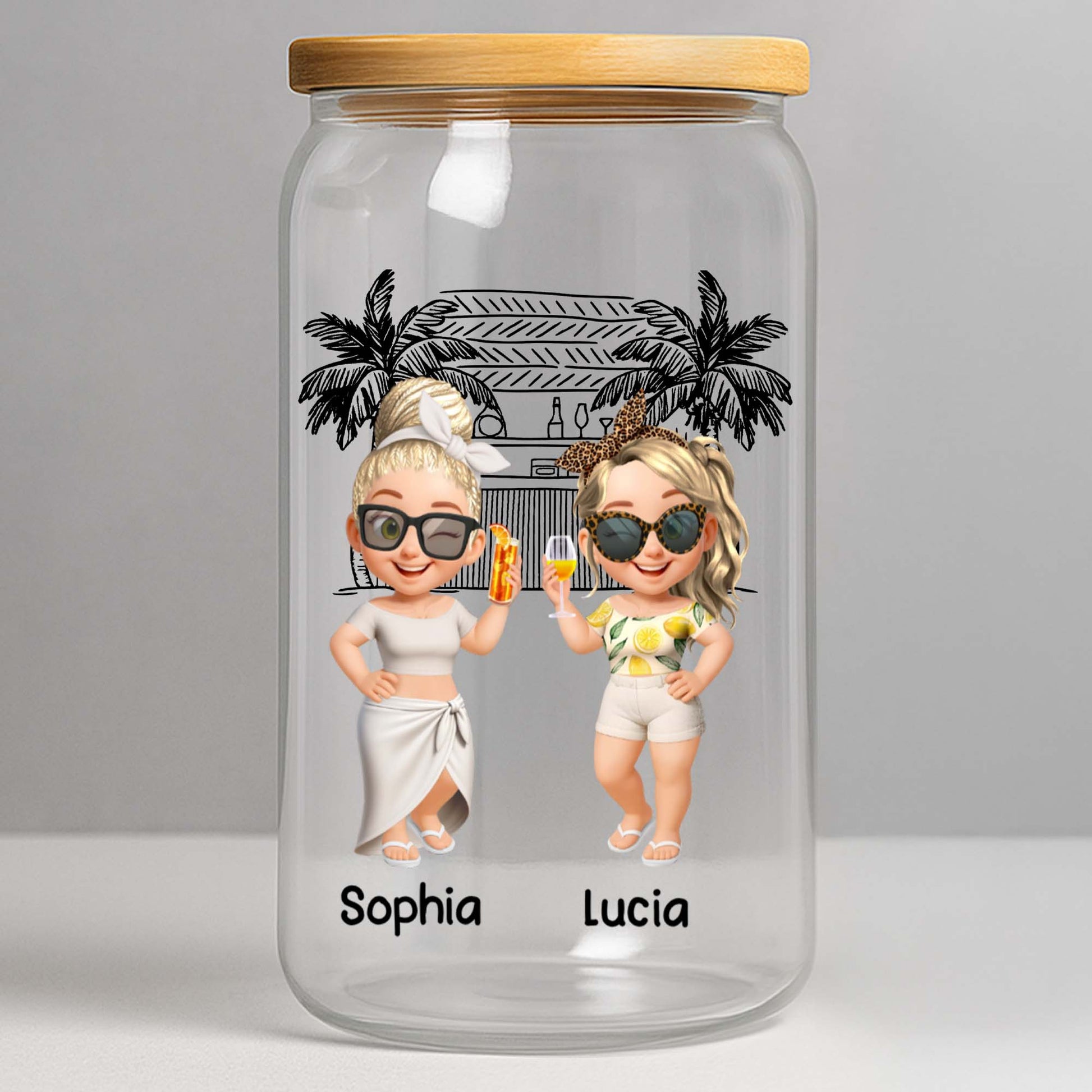 Enjoy Sunny Days With Your Bestie, Tropical Vibes