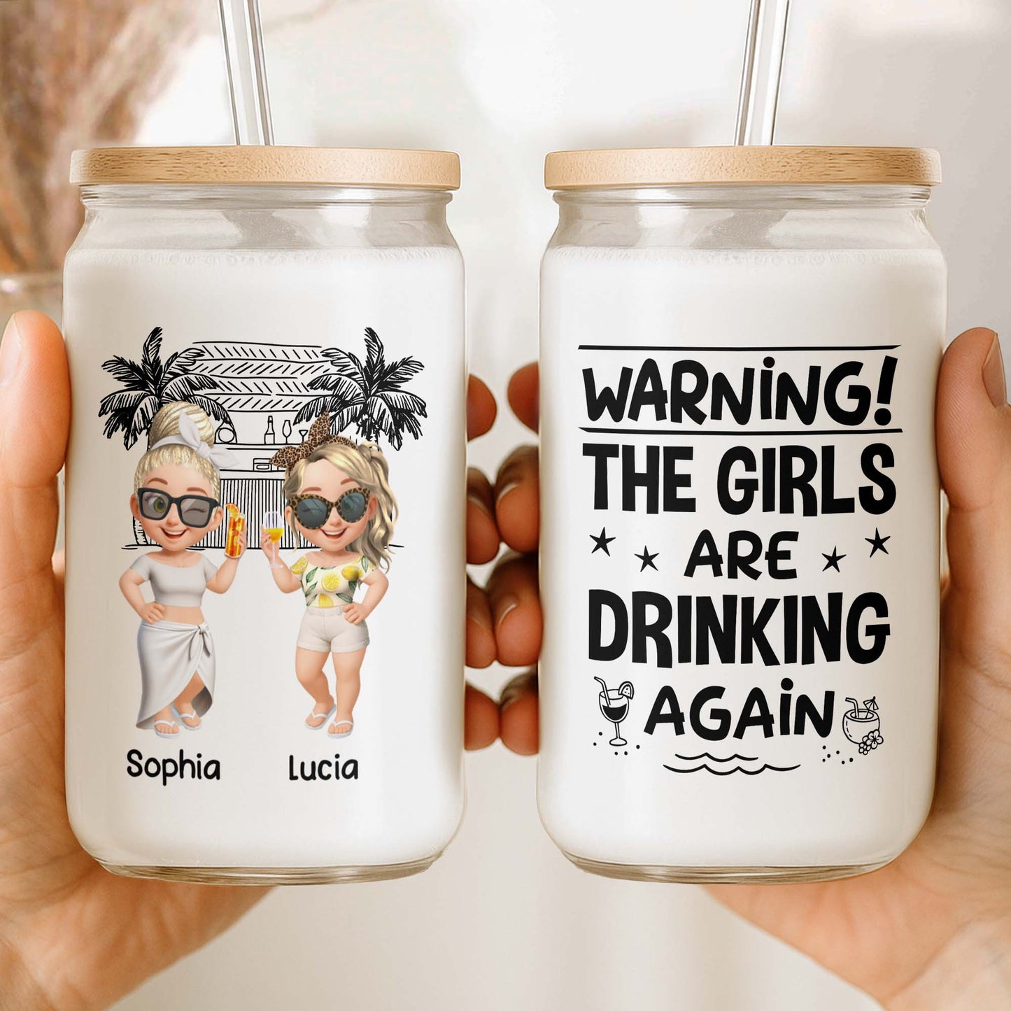 Enjoy Sunny Days With Your Bestie, Tropical Vibes