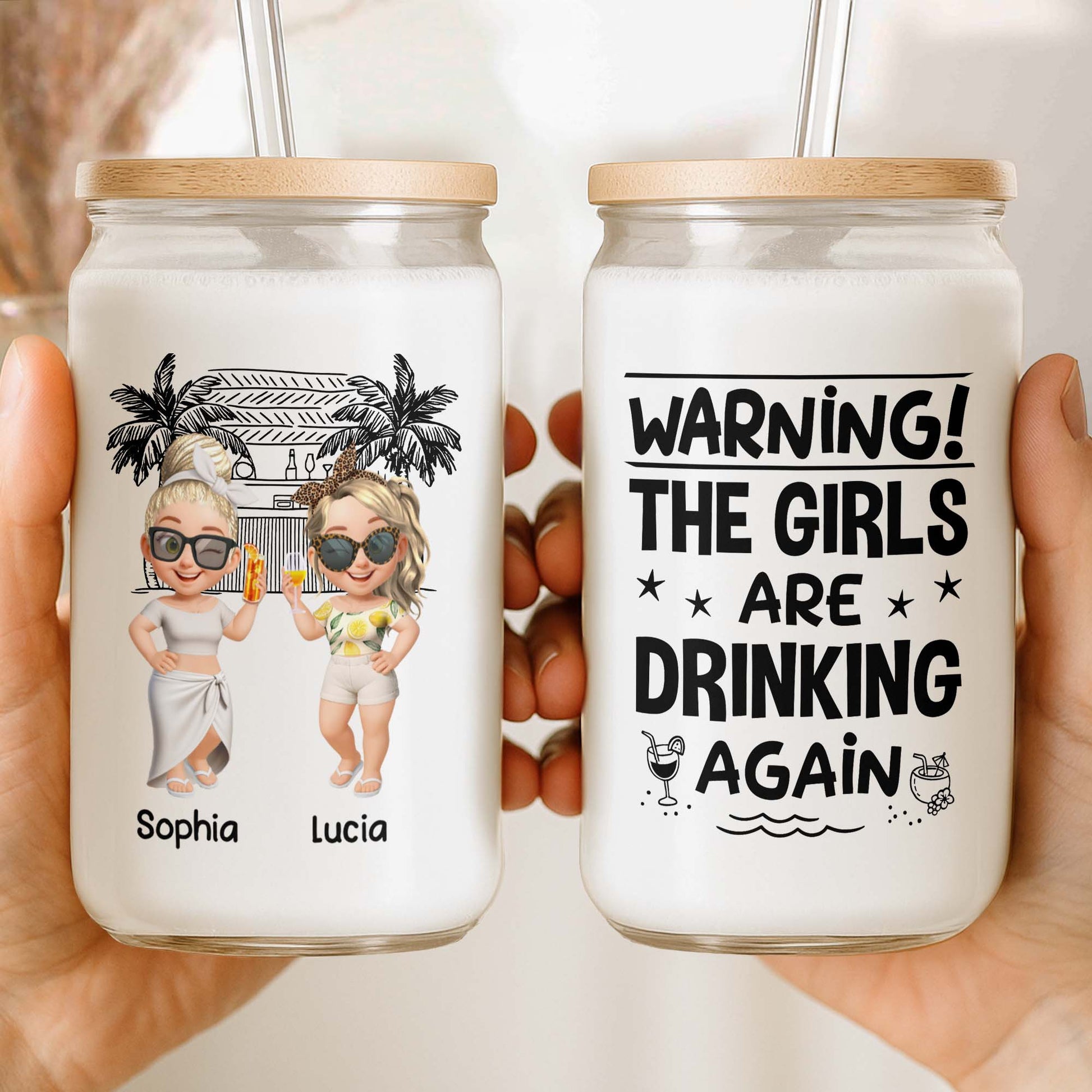 Enjoy Sunny Days With Your Bestie, Tropical Vibes