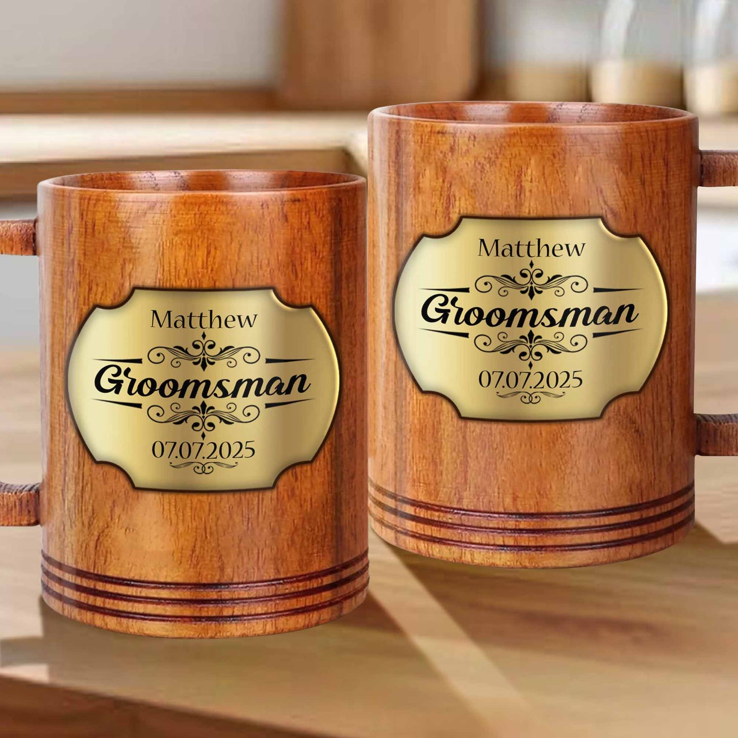 Celebrate Your Special Day With Custom Wooden Mug