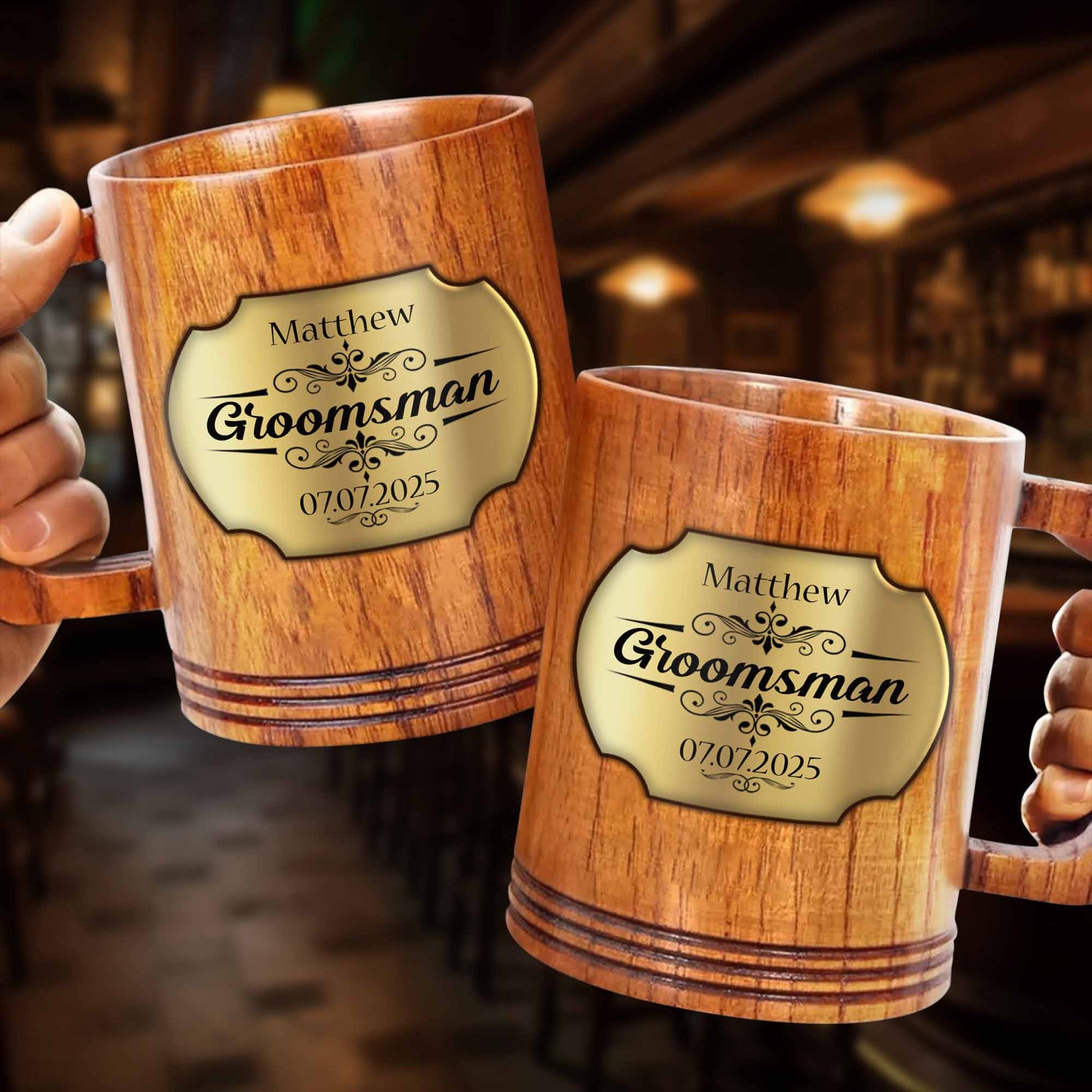 Celebrate Your Special Day With Custom Wooden Mug