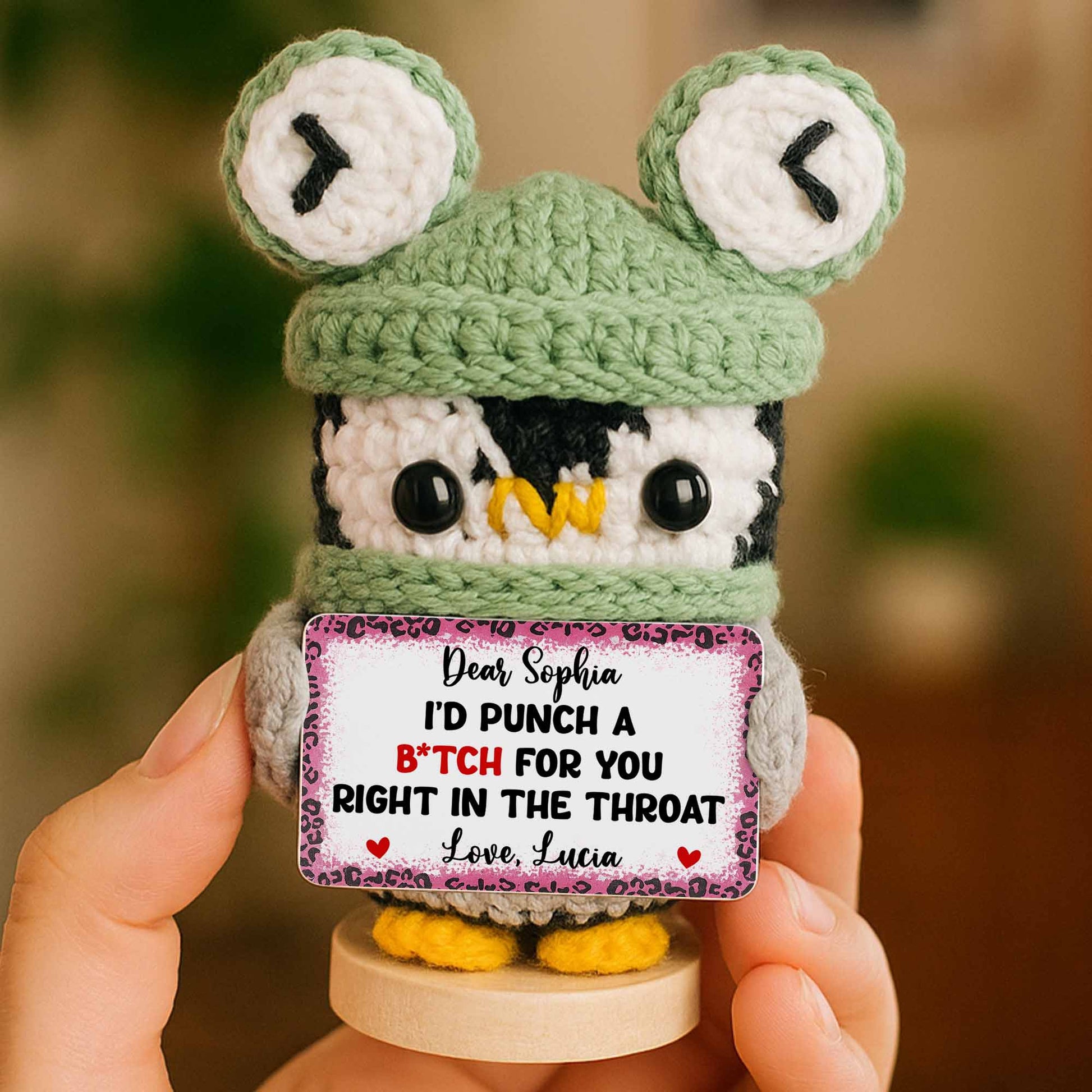 I’d Punch a B*tch for You Right in the Throat, Crochet Dolls