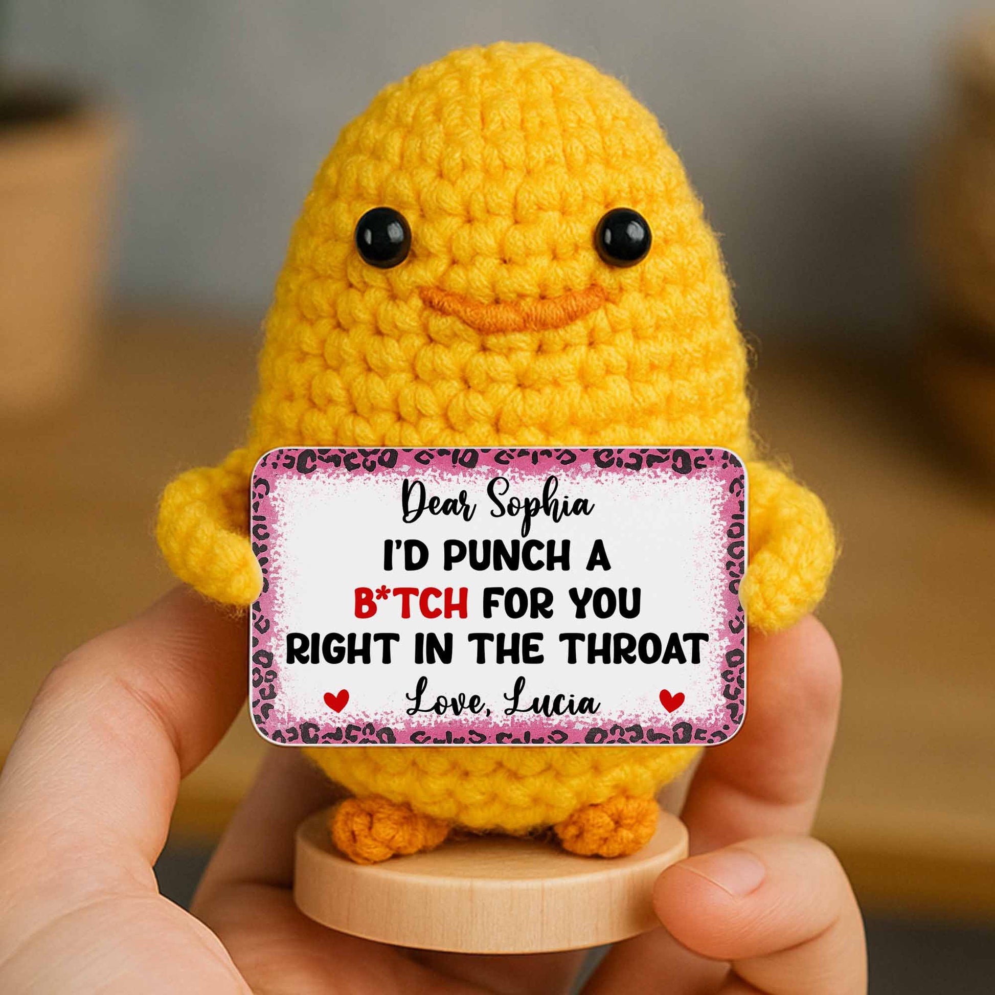 I’d Punch a B*tch for You Right in the Throat, Crochet Dolls