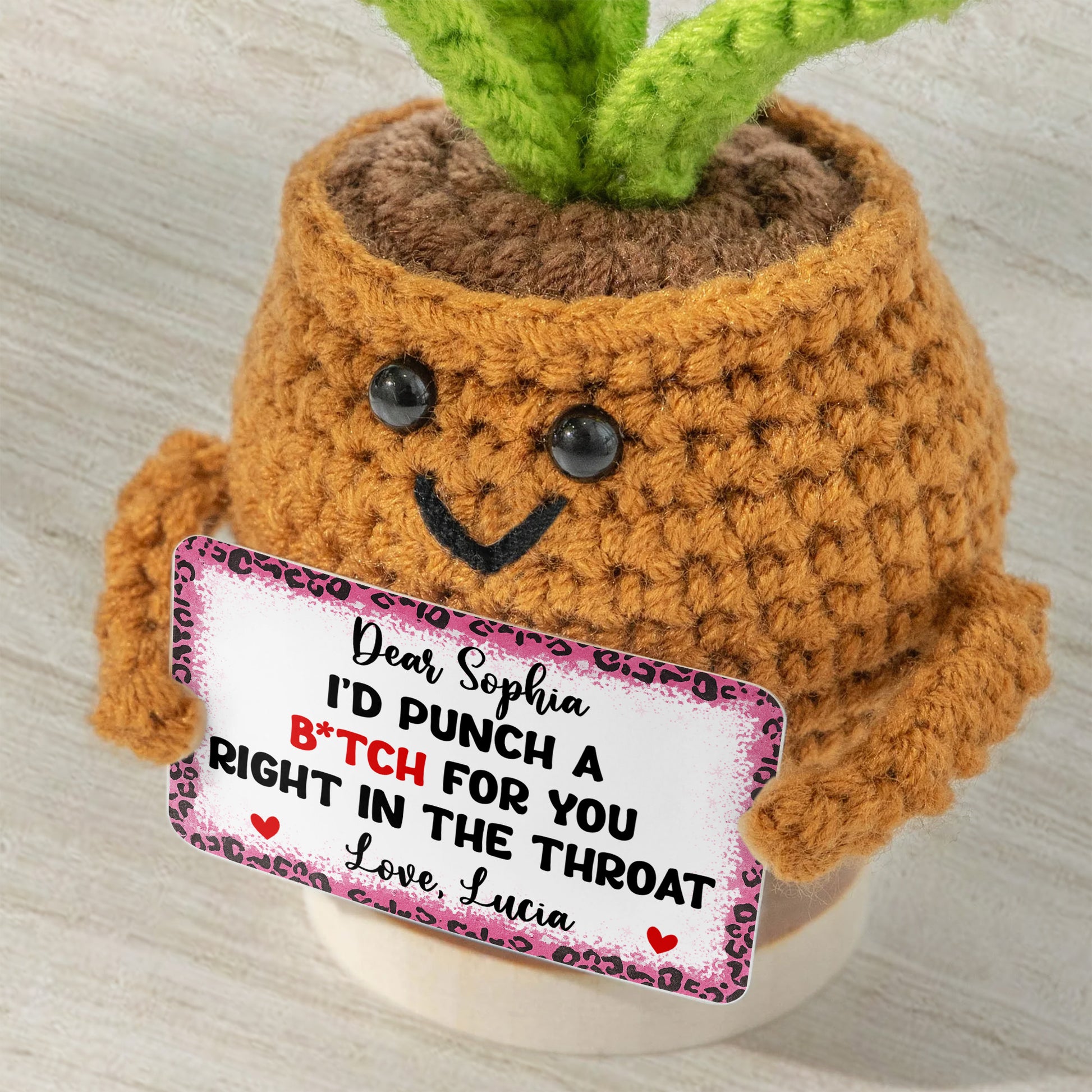 I’d Punch a B*tch for You Right in the Throat, Crochet Dolls