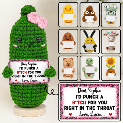 I’d Punch a B*tch for You Right in the Throat, Crochet Dolls