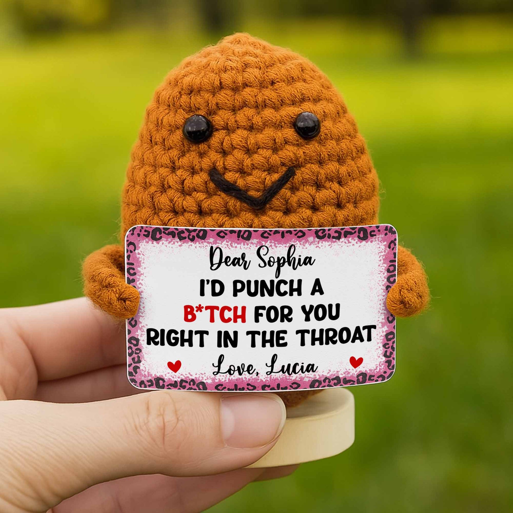 I’d Punch a B*tch for You Right in the Throat, Crochet Dolls