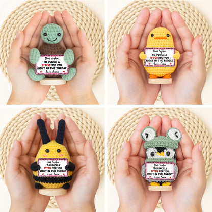 I’d Punch a B*tch for You Right in the Throat, Crochet Dolls