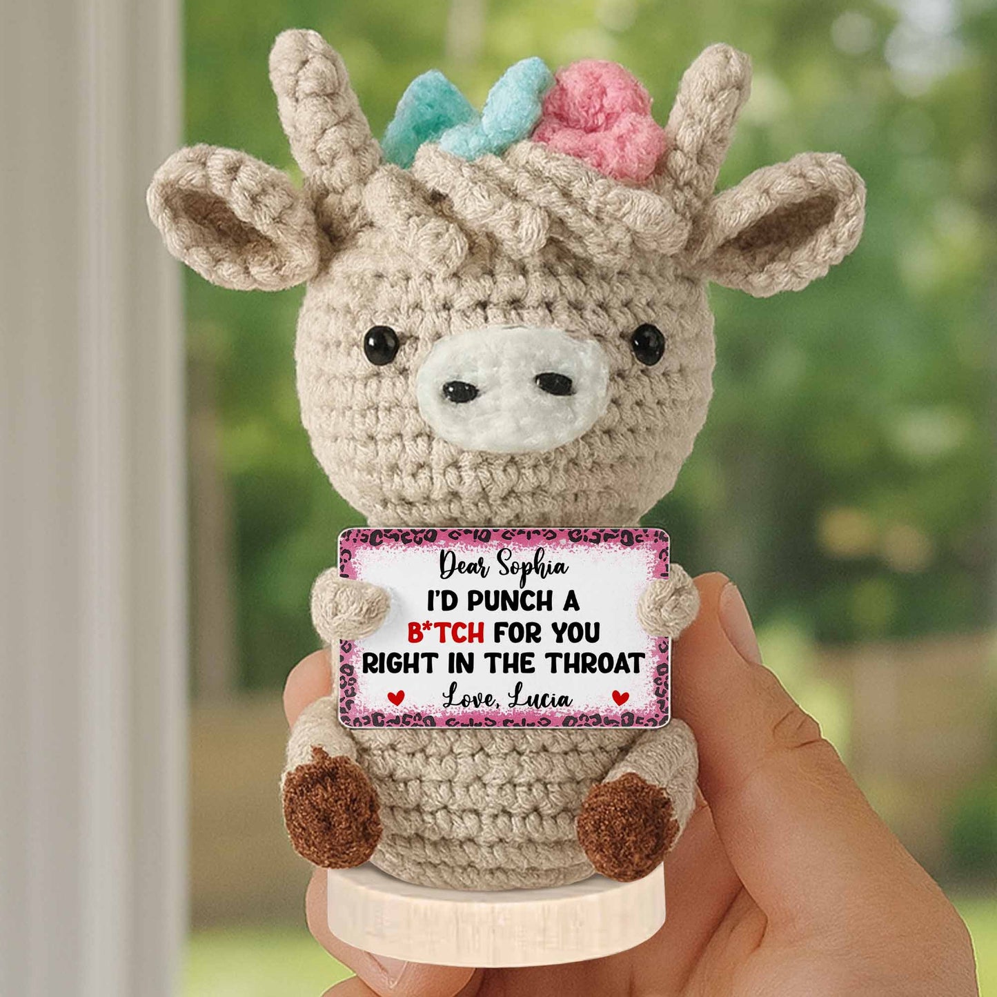 I’d Punch a B*tch for You Right in the Throat, Crochet Dolls