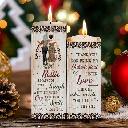 To My Bestie, Because Of You, Love And Hearts Design