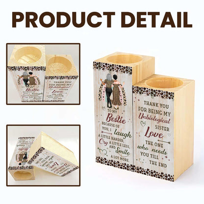 To My Bestie, Because Of You, Love And Hearts Design