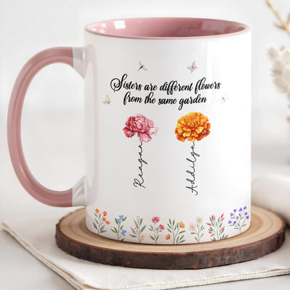 Sisters Are Different Flowers From The Same Garden, Flowers and Butterflies