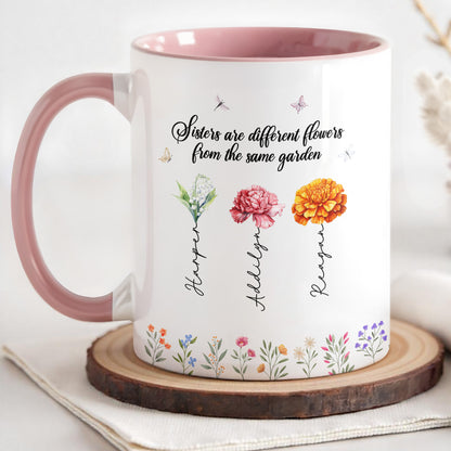 Sisters Are Different Flowers From The Same Garden, Flowers and Butterflies