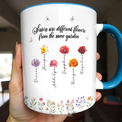Sisters Are Different Flowers From The Same Garden, Flowers and Butterflies