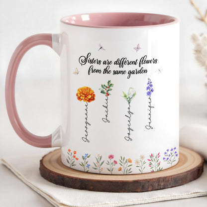 Sisters Are Different Flowers From The Same Garden, Flowers and Butterflies