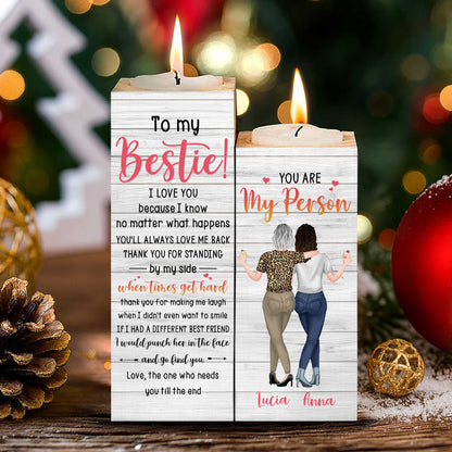 To My Bestie Love And Supportive Friendship Candle