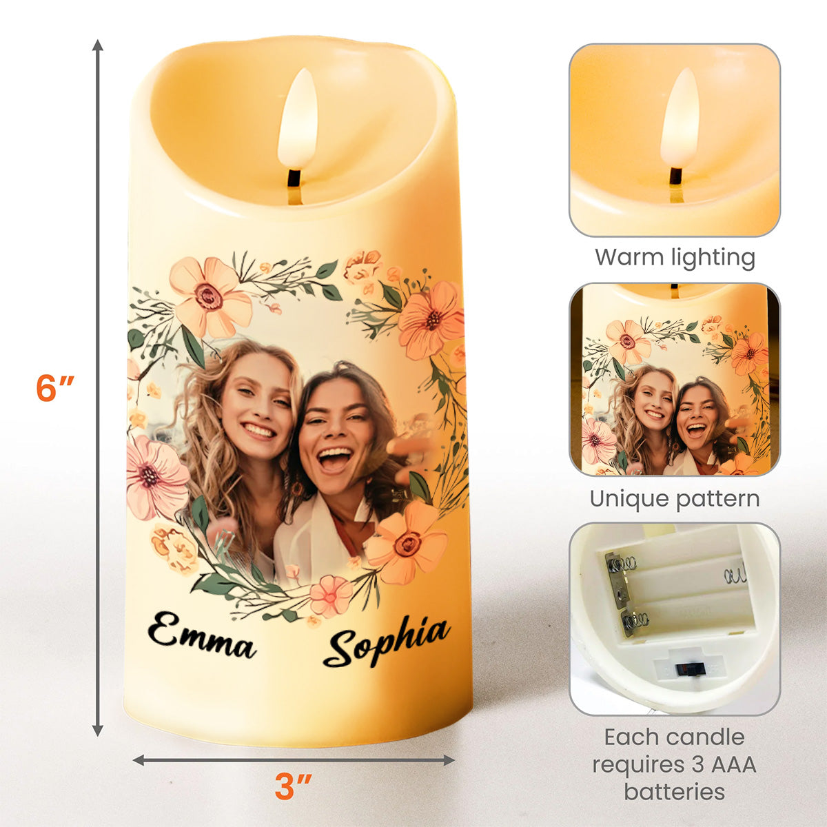 Our Friendship Like This Candle Vibrant Friendship Gift