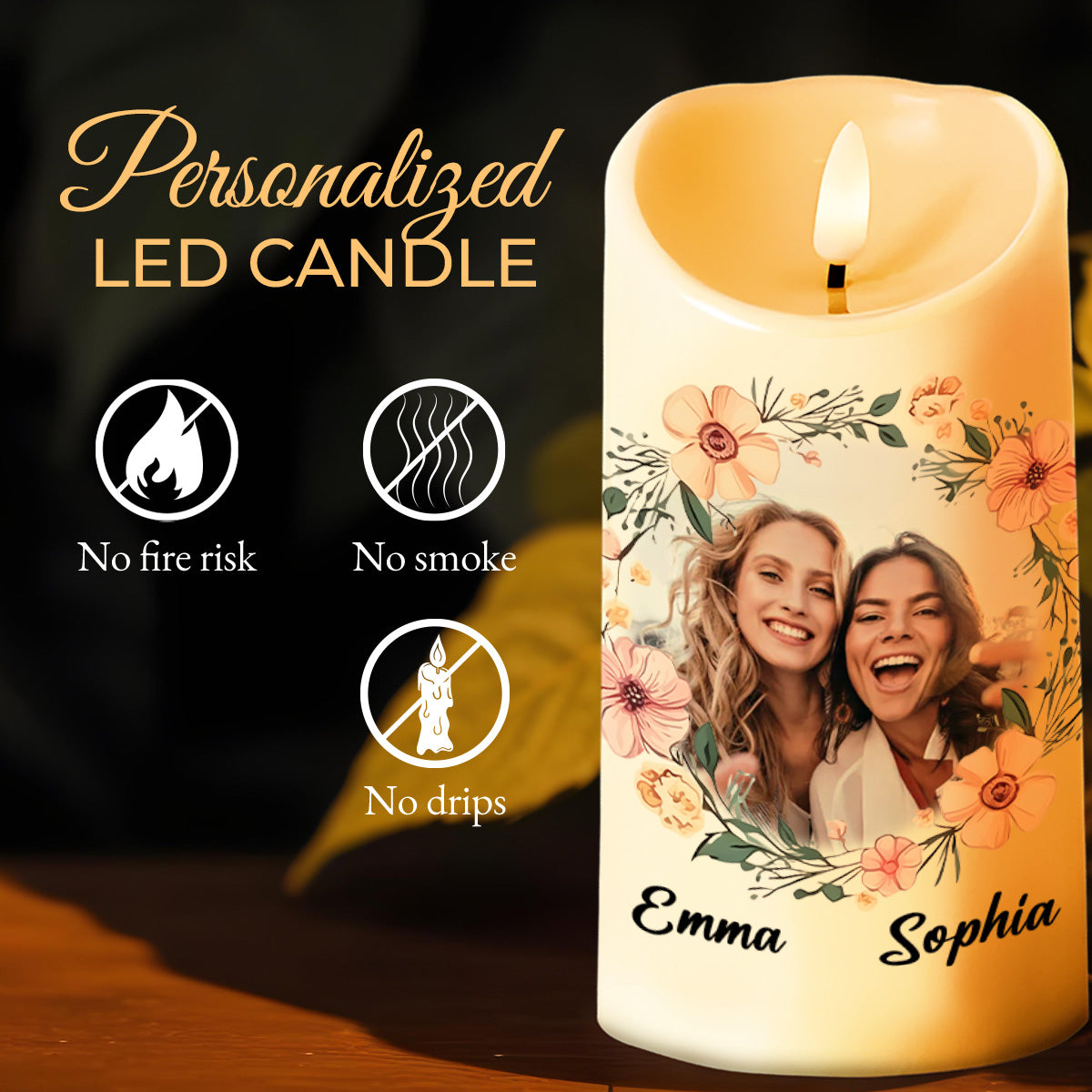 Our Friendship Like This Candle Vibrant Friendship Gift