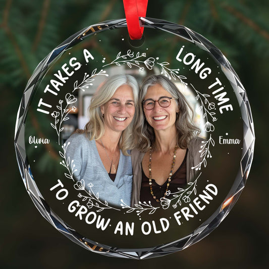 Long Time To Grow An Old Friend Floral Wreath