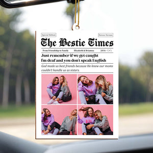 Best Friends Forever Photo Collage Ornament