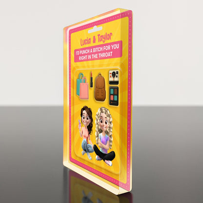 I'd Punch A B*tch For You Right In The Throat, Lipstick, Backpack, Camera