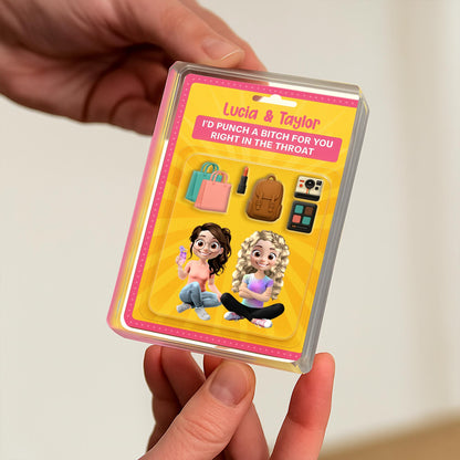 I'd Punch A B*tch For You Right In The Throat, Lipstick, Backpack, Camera