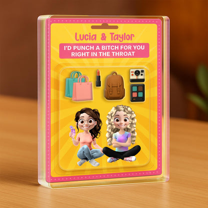 I'd Punch A B*tch For You Right In The Throat, Lipstick, Backpack, Camera