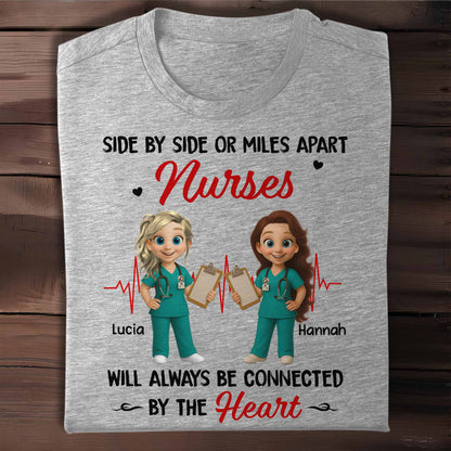Nurses Connected By The Heart, Heartbeat Line
