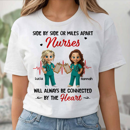 Nurses Connected By The Heart, Heartbeat Line