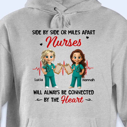 Nurses Connected By The Heart, Heartbeat Line