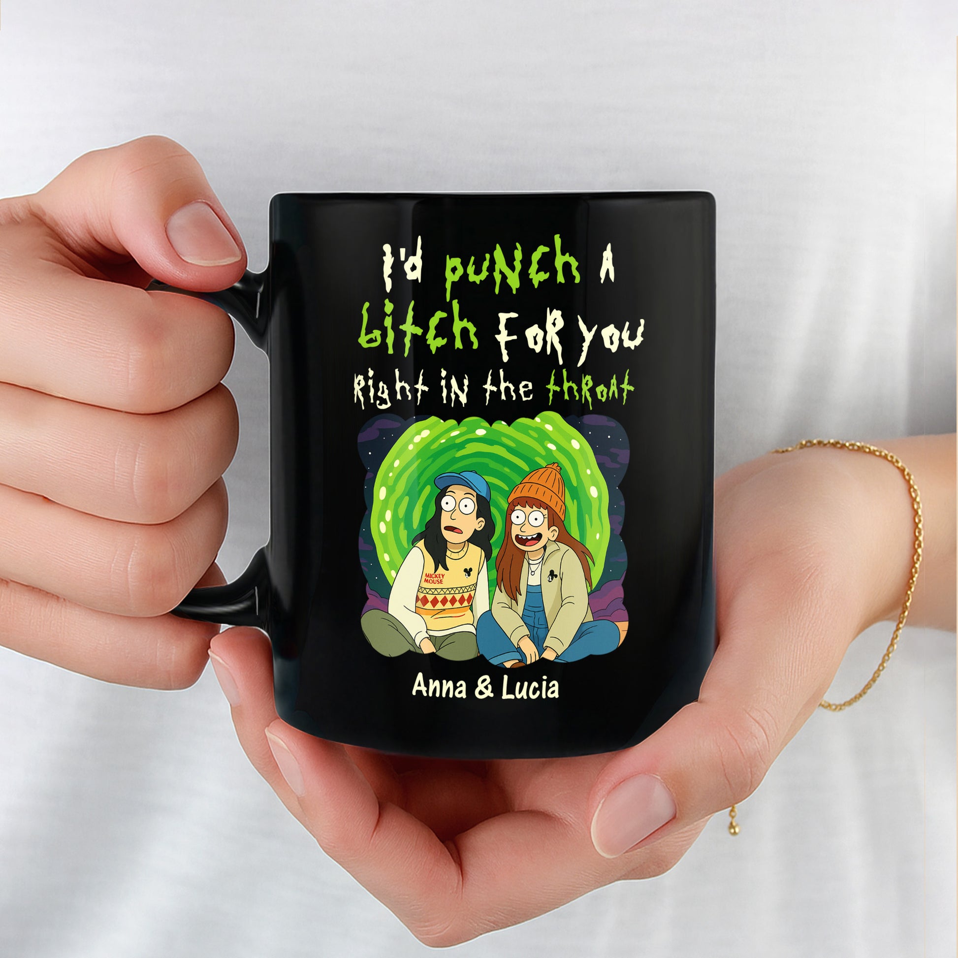 I'd Punch a B**** For You, Two Friends Under Northern Lights