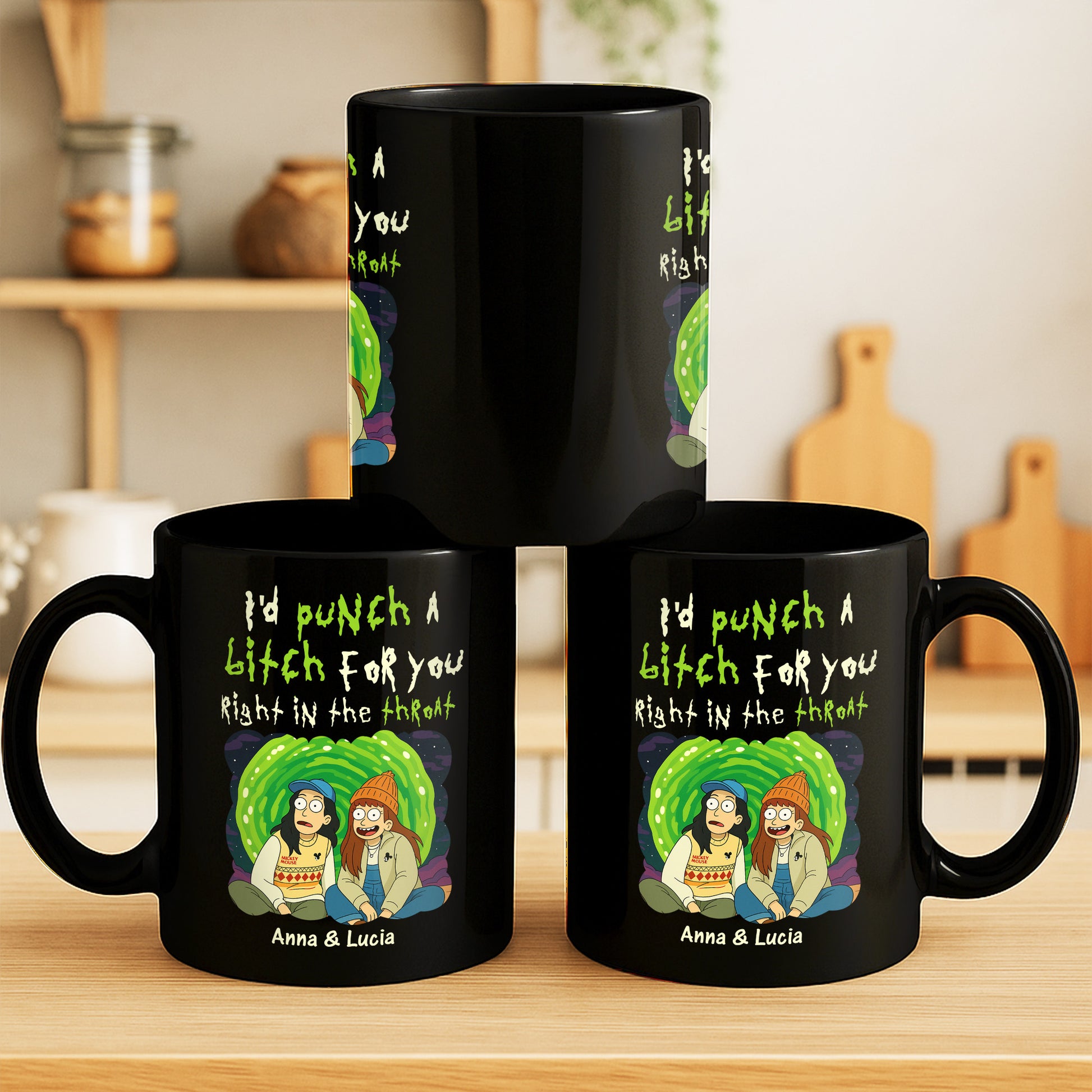 I'd Punch a B**** For You, Two Friends Under Northern Lights