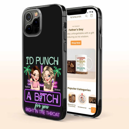 I'd Punch A B*tch For You, Neon Sign Style And Palm Trees