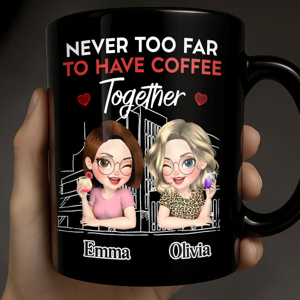 Never Too Far To Have Coffee Together, Cartoon Friends