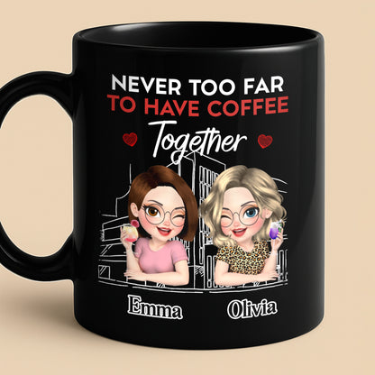 Never Too Far To Have Coffee Together, Cartoon Friends